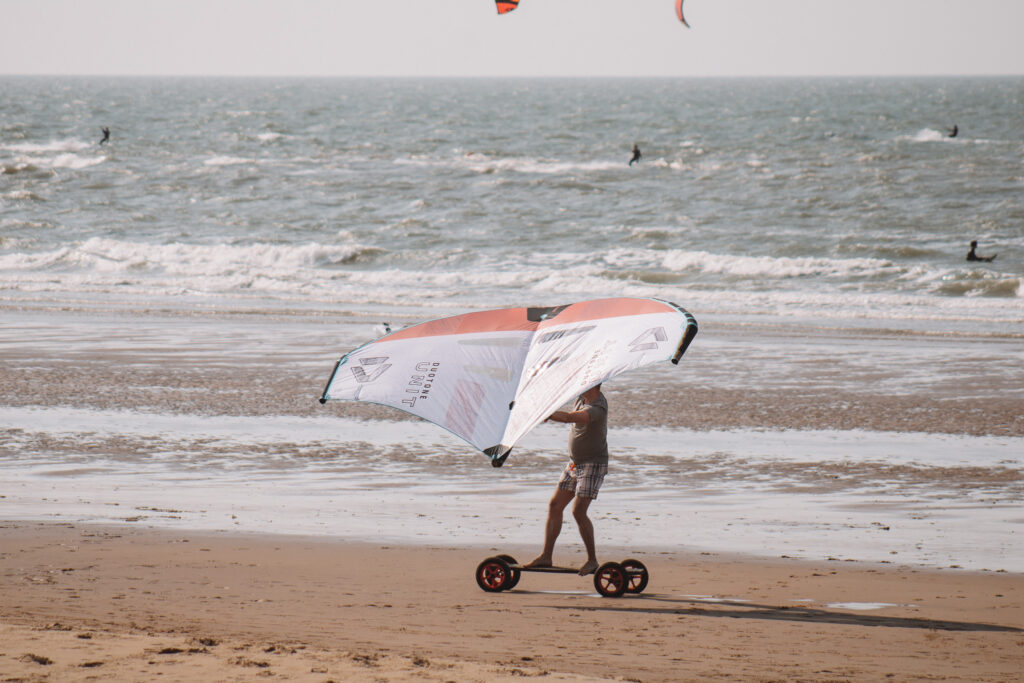 Speedwing op het strand