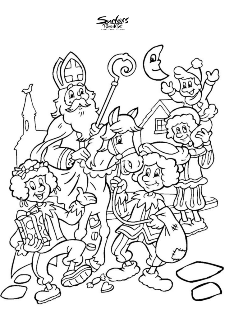 sinterklaas tekening